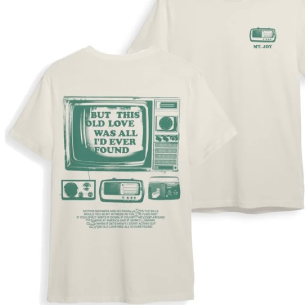 old tv mt joy vintage band tshirt new never worn